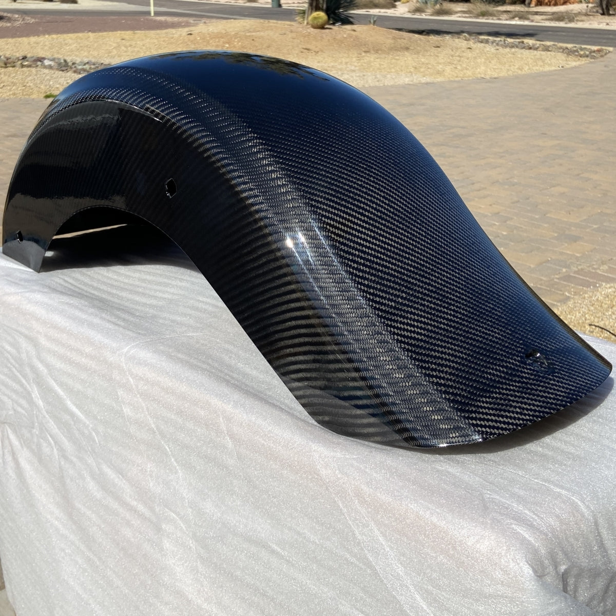 NEW!!! Carbon Fiber rear fender for 2009-up Harley touring models!