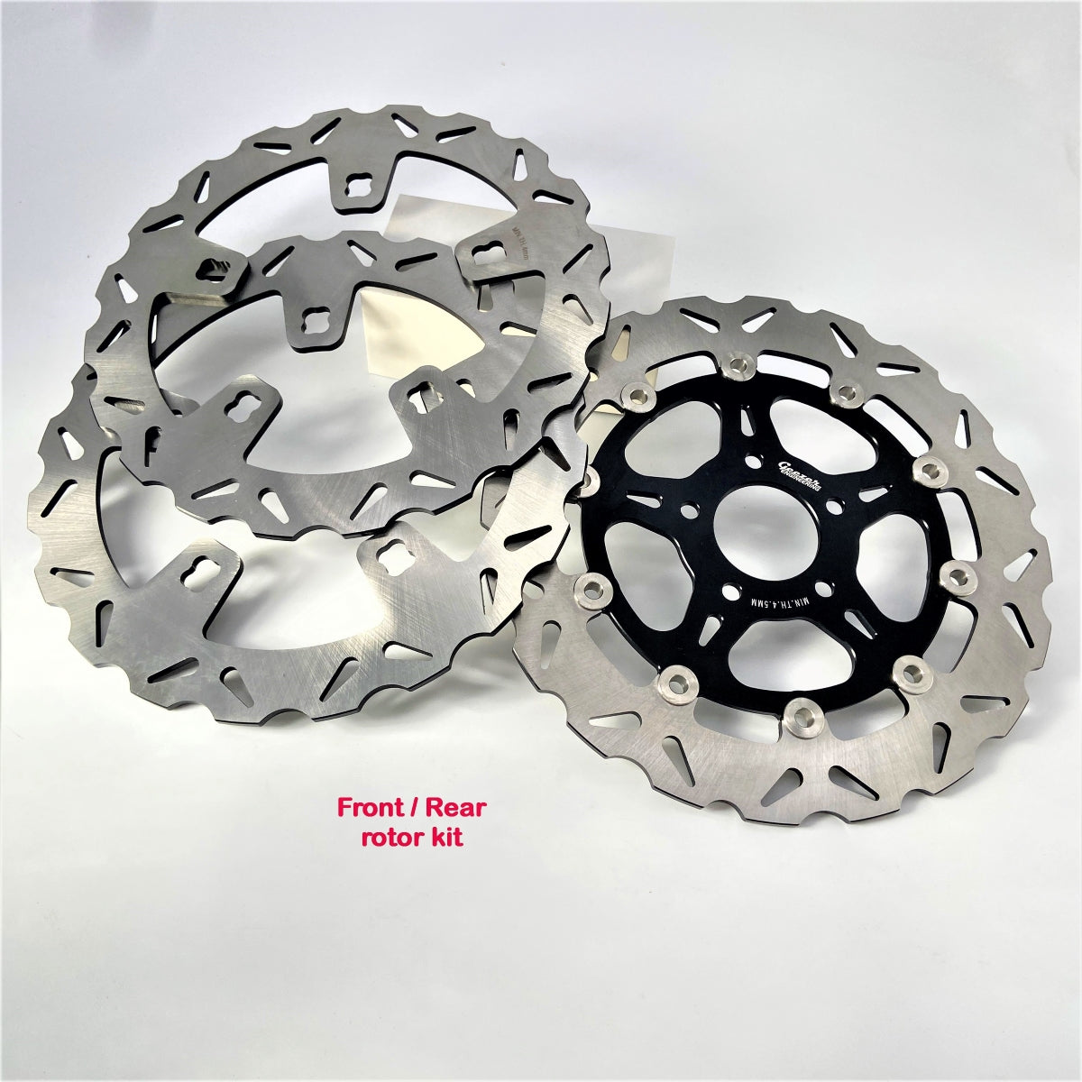Performance Floating Brake Rotors - SPOKE-mounted - 11.8" FRONT and 11.5" REAR