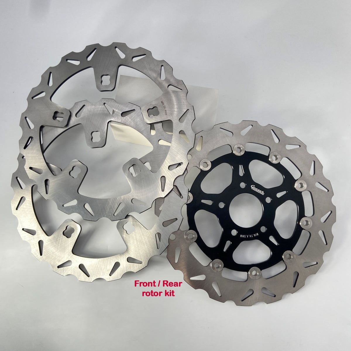 Performance Floating Brake Rotors - SPOKE-mounted - 11.8" FRONT and 11.5" REAR