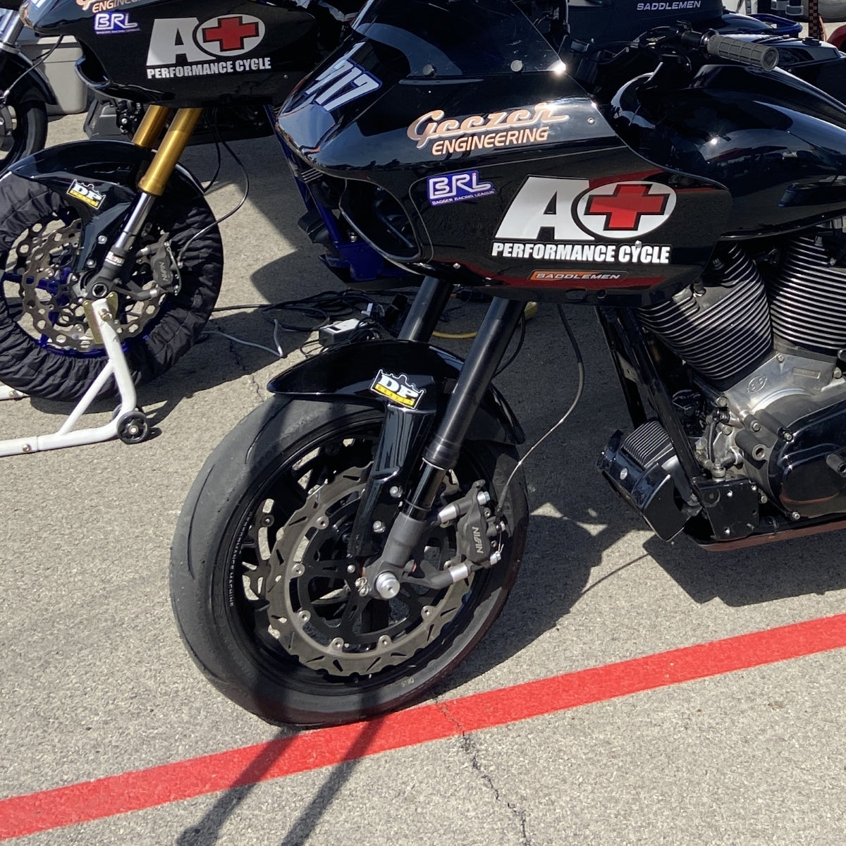 14-inch Floating Brake Rotors, 5-bolt hub mounted, 2 x front