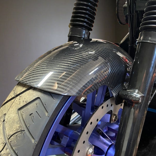 NEW!!! Carbon Fiber front fenders for Harley touring models!