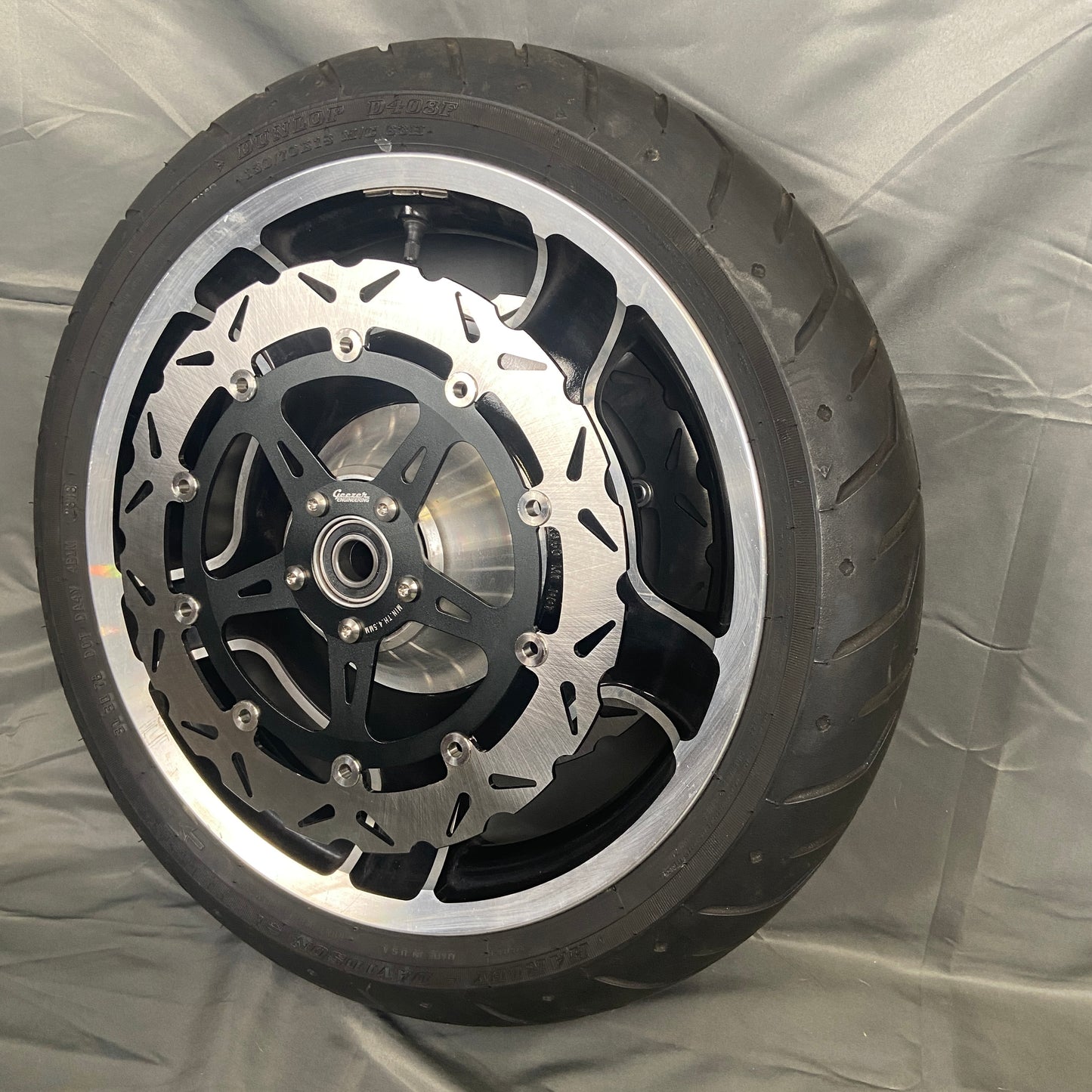 14-inch Floating Brake Rotors, 5-bolt hub mounted, 2 x front