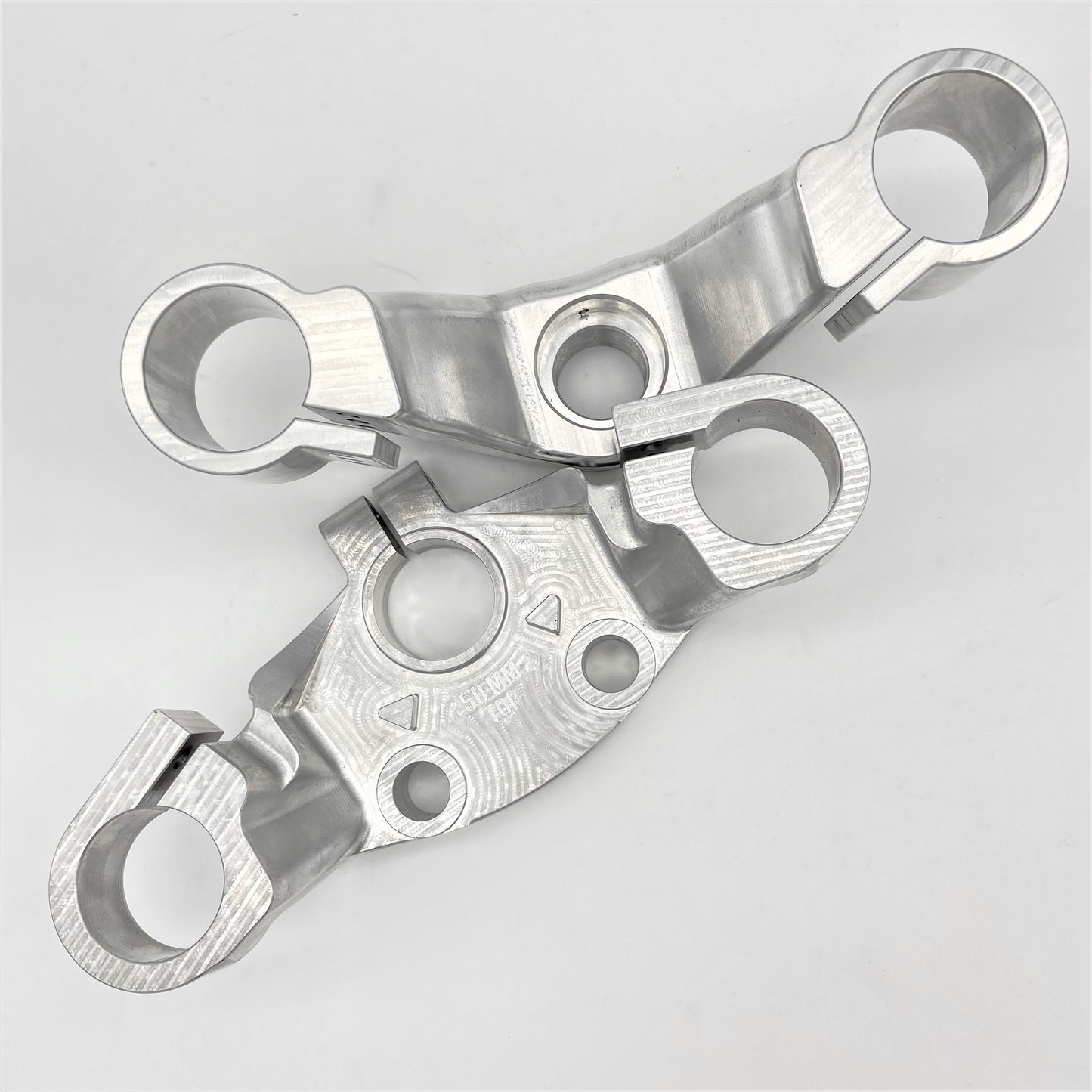 50-54 2-inch drop Triple-Trees for Harley Performance Baggers
