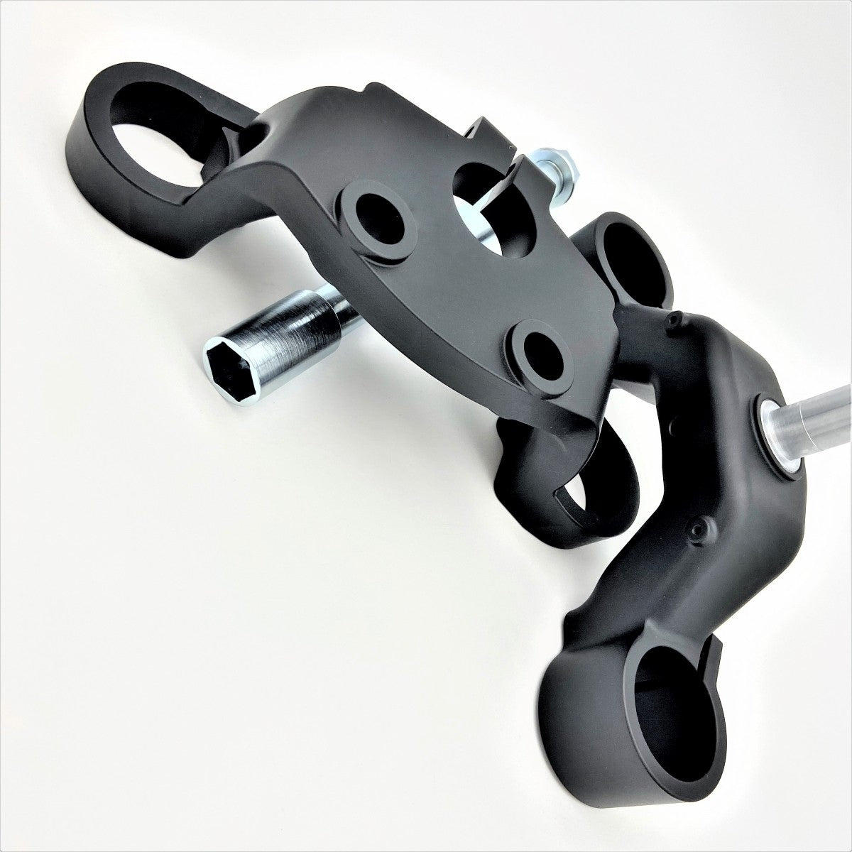 GeezerEngineering 50-55 2-inch drop Triple-Trees for Performance Baggers