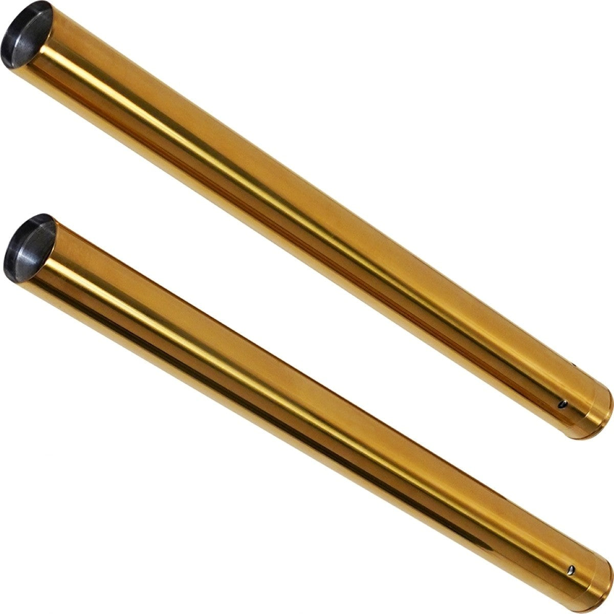Upgrade 49mm chrome tubes to gold