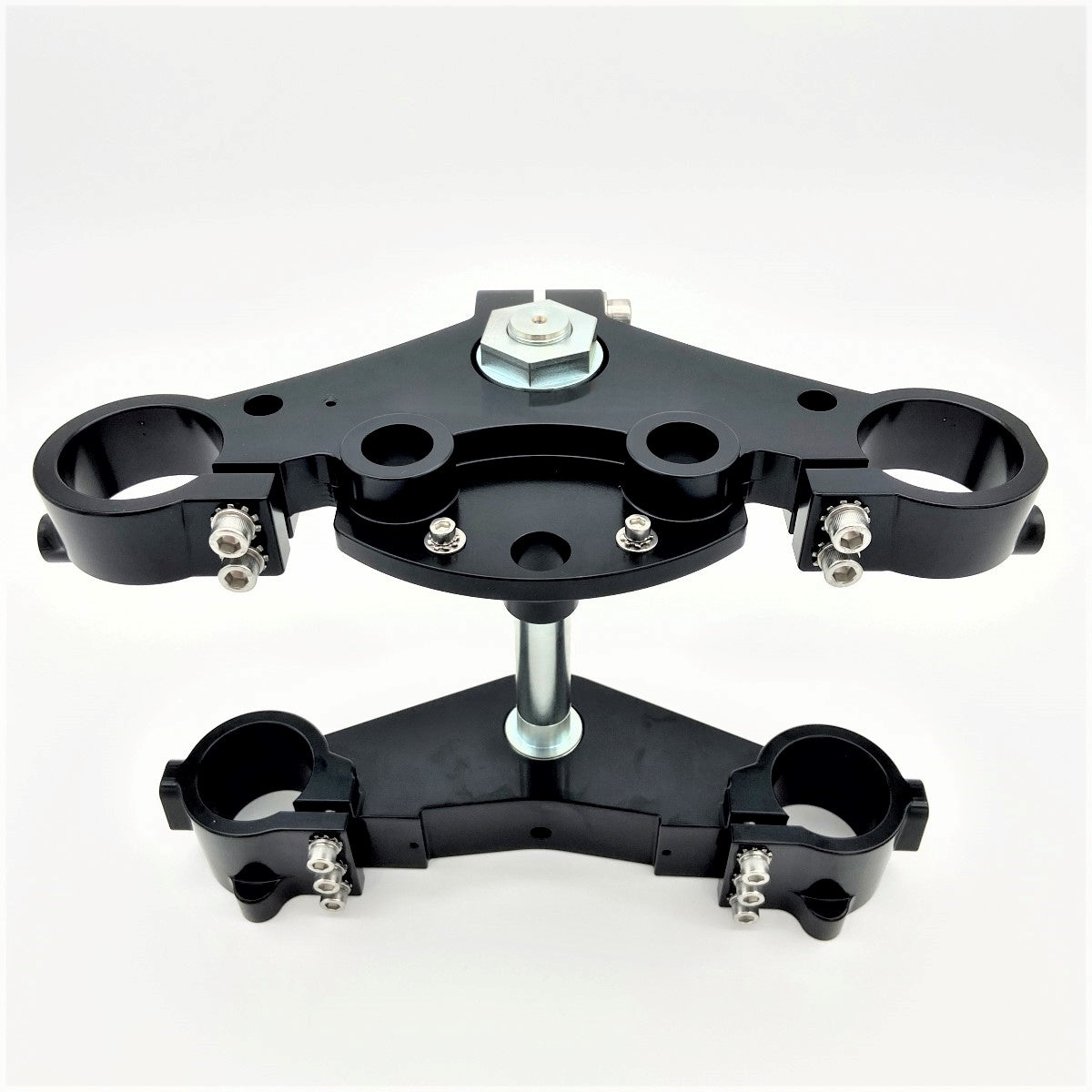 GeezerEngineering Triple-Trees (upper & lower tree) & neck stem for 2013 & earlier Harley Touring