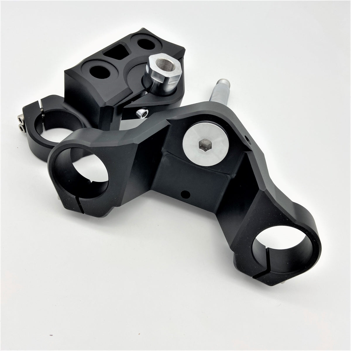 GeezerEngineering 50-55 2” drop Triple-Trees for Dyna/FXR style frames for Harley