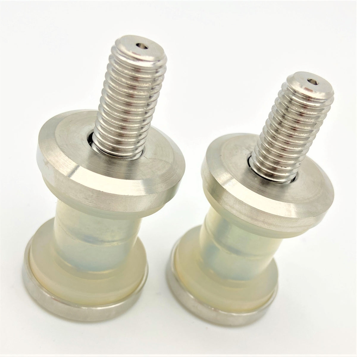 GeezerEngineering Low Profile Riser Bolt and Bushing Kit – Stainless Steel for Harley