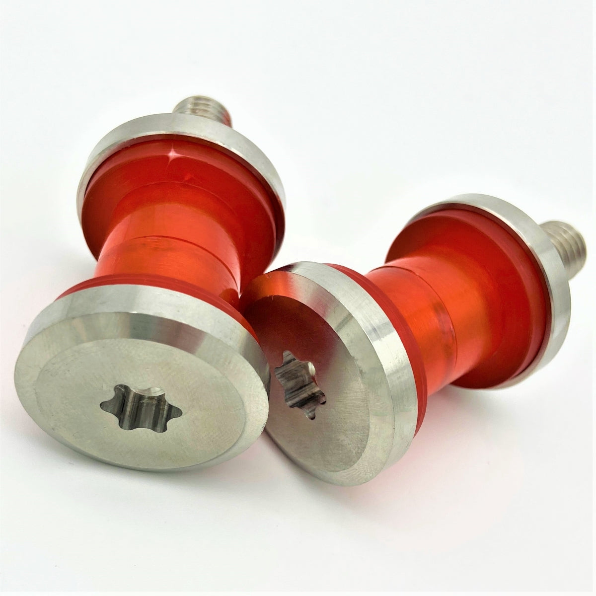 GeezerEngineering Low Profile Riser Bolt and Bushing Kit – Stainless Steel for Harley