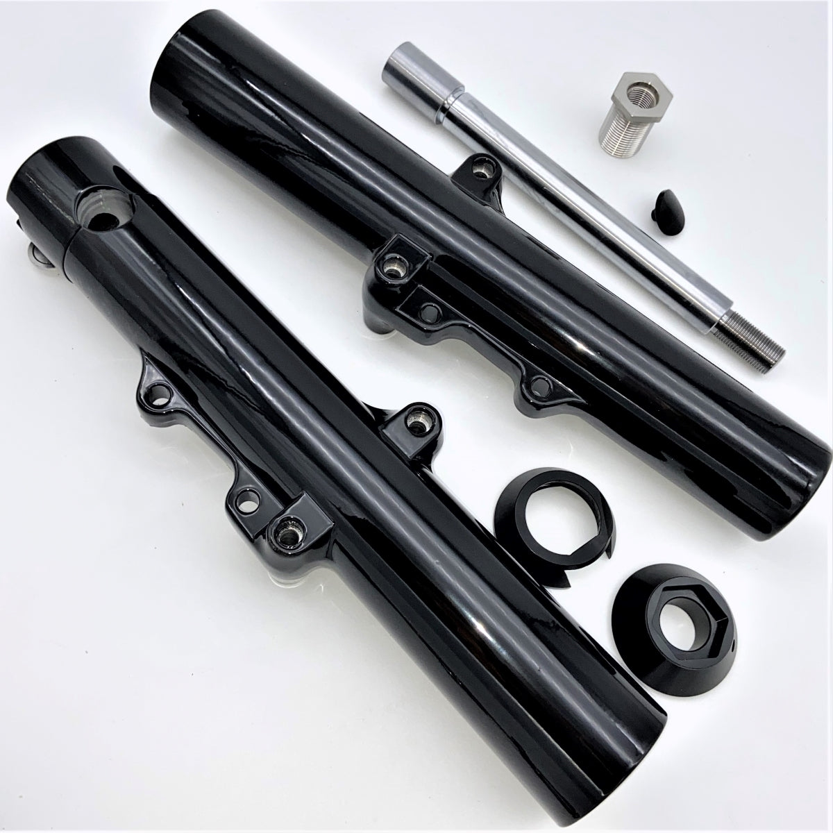 GeezerEngineering 49mm Fork Conversion Harley Touring 2013 & earlier Fender