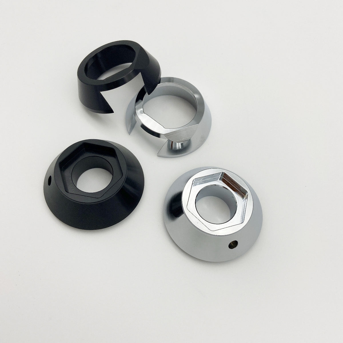 GeezerEngineering Cone Spacers for GeezerEngineering 19" or 21" Wheel or Fork-Slider Kit for Harley