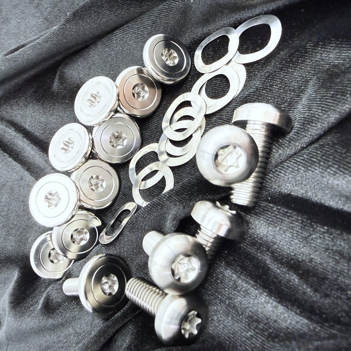 NEW DESIGN! GR5 Titanium Rotor Bolts for spoke mount wheels