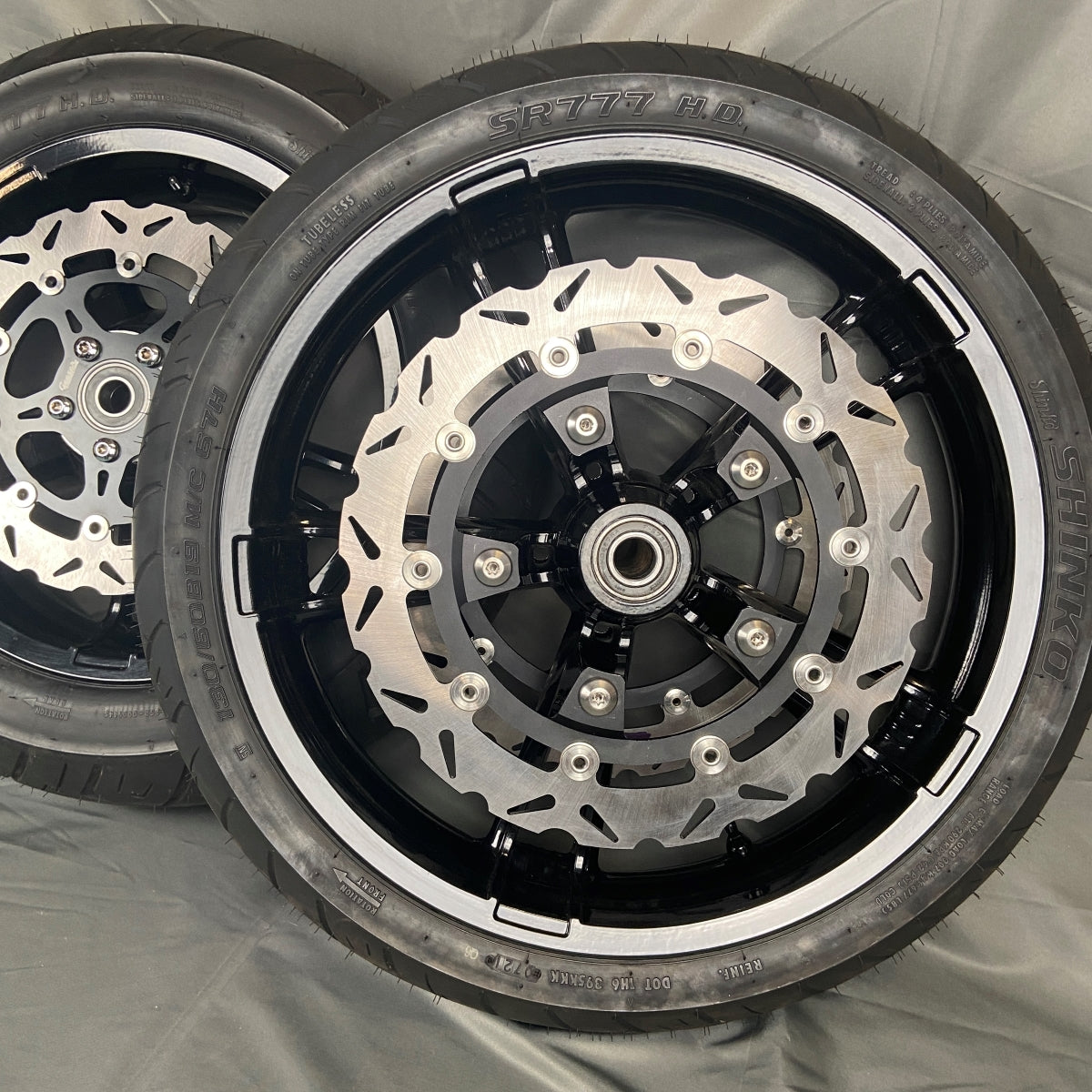 14-inch Floating Brake Rotor for 'Enforcer' style front wheels; inverted forks with RADIAL calipers only