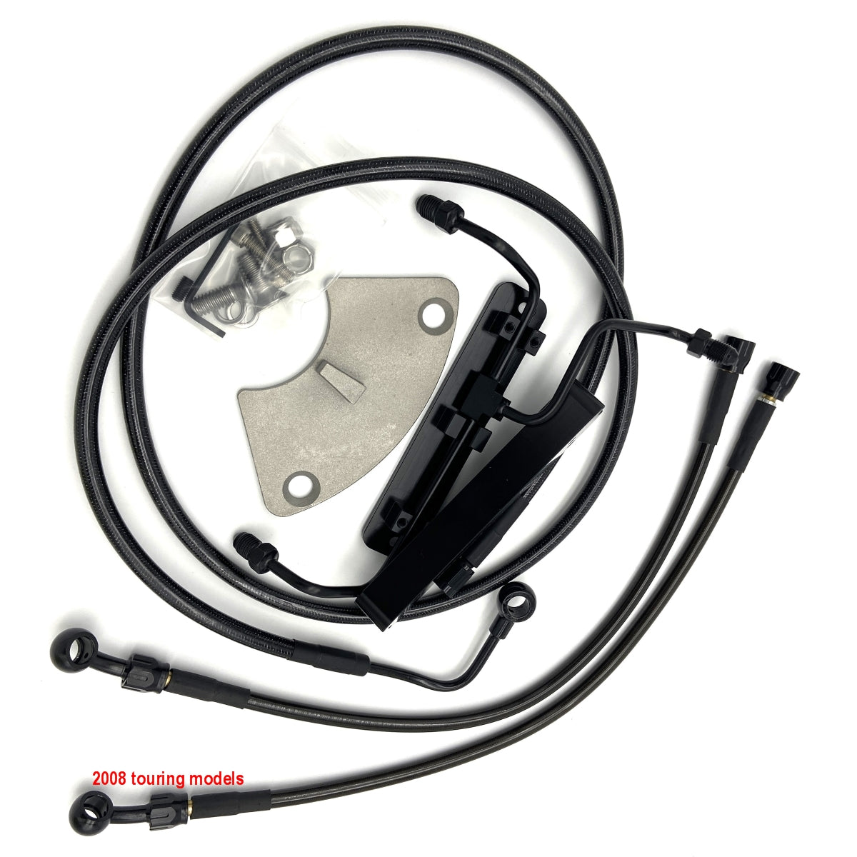 ABS variable Brake Line Kit Harley touring with increased ride height