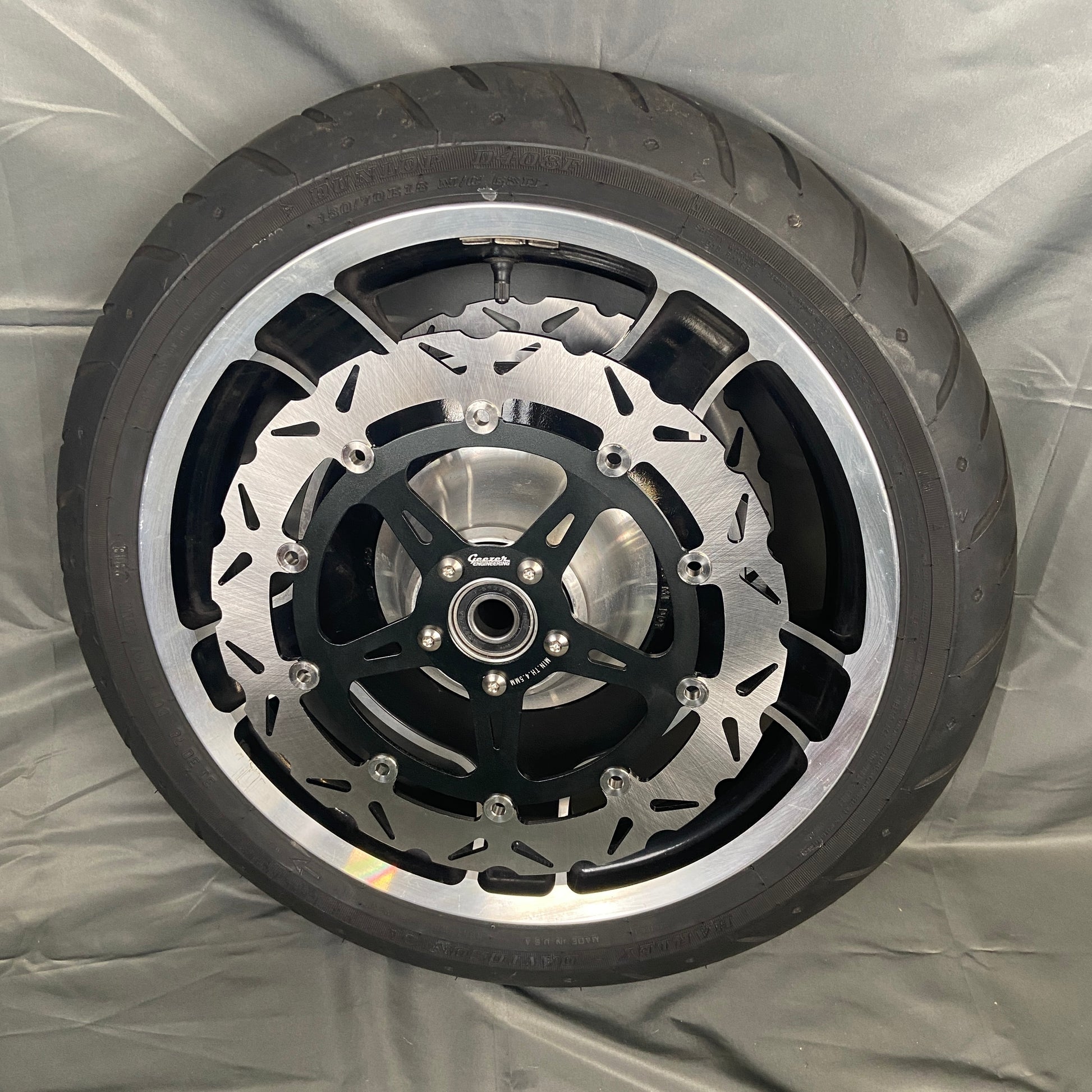 14-inch 5-Bolt Hub Floating Brake Rotor for inverted forks with RADIAL