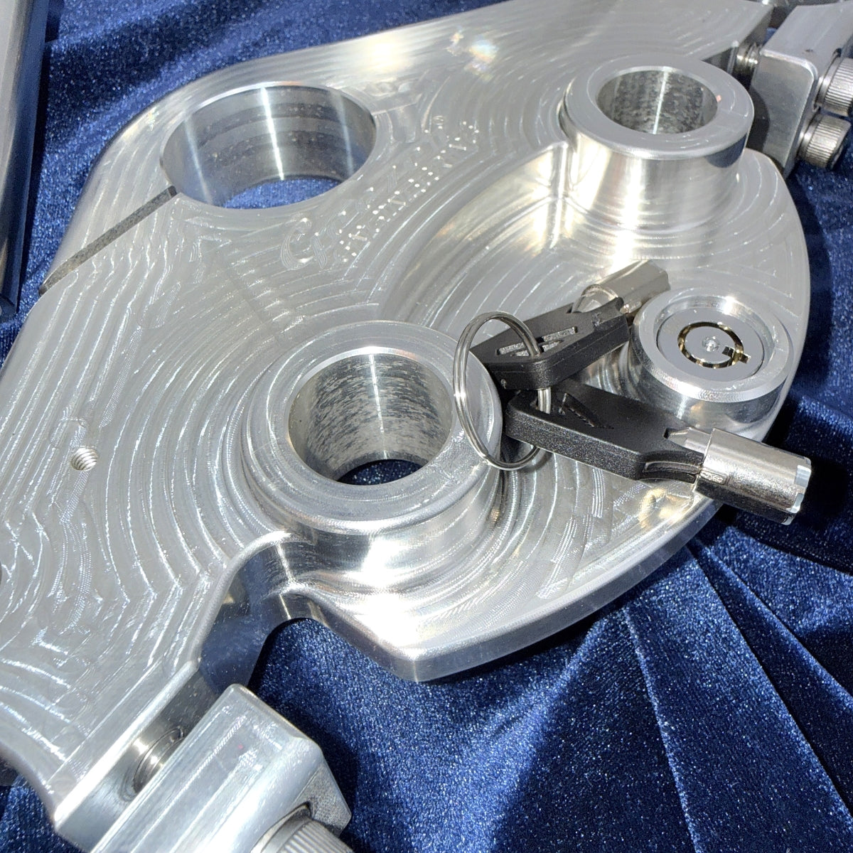 NEW!! Triple-Trees for Performance Baggers 50-55 inverted forks - with push fork lock!