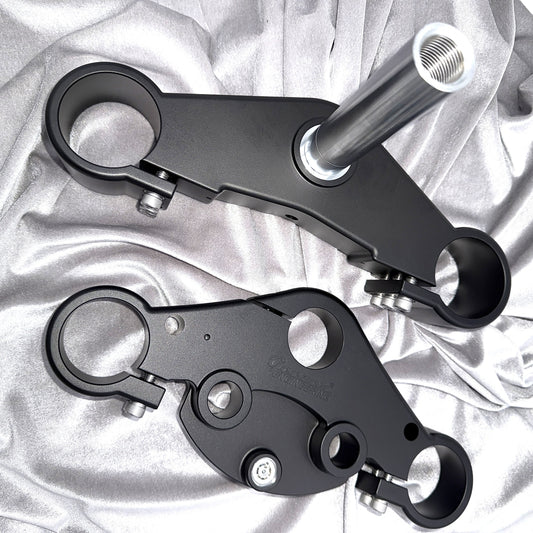 NEW!! Triple-Trees for Performance Baggers 50-55 inverted forks - with push fork lock!