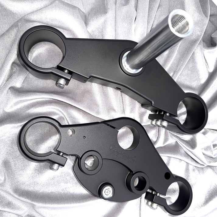 NEW!! Reduced trail triple trees for Performance Baggers 49mm forks