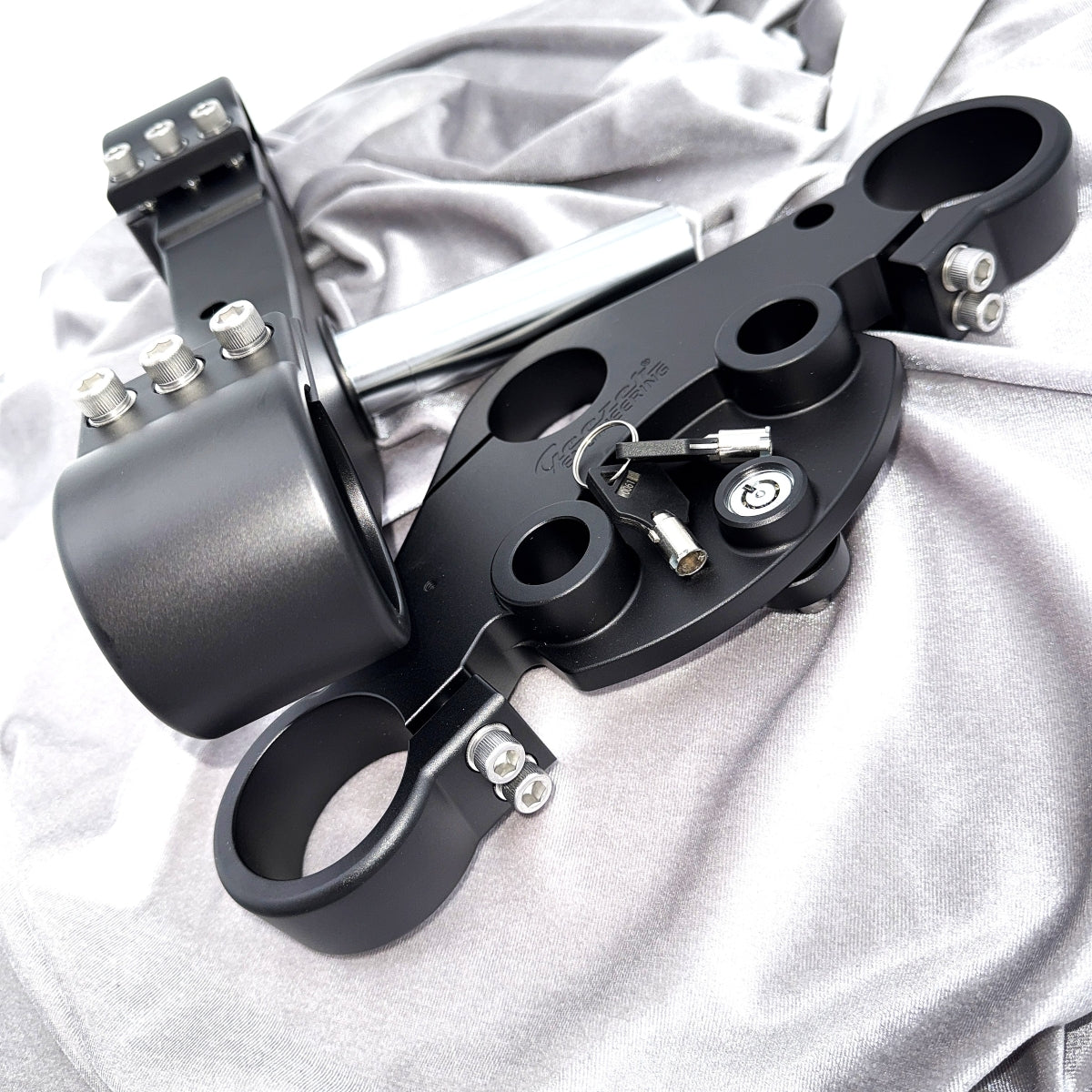 NEW!! Triple-Trees for Performance Baggers 50-55 inverted forks - with push fork lock!