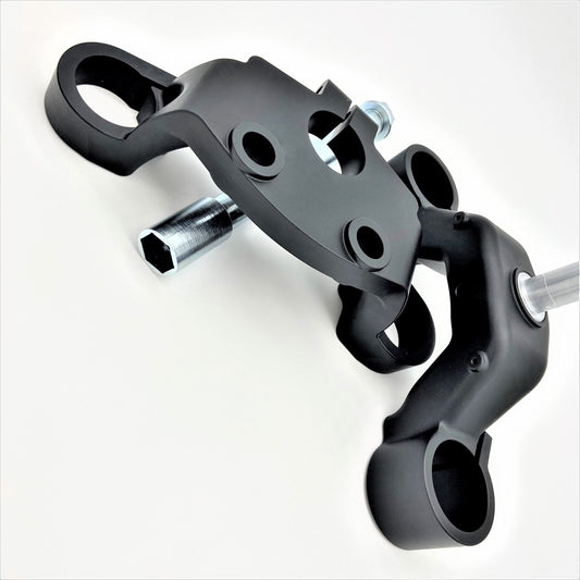 For Kit4 and Kit 4A: Upgrade 49mm reduced trail to 2" 49mm drop trees