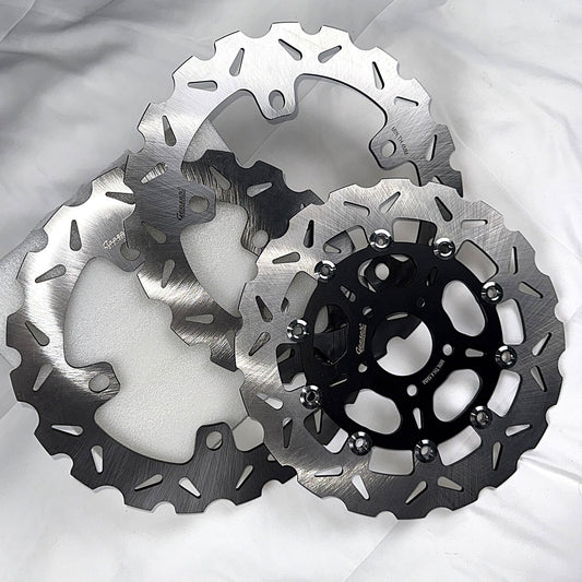 NEW - JUST IN! 12.6" spoke-mounted front and 11.8" rear Performance Brake Rotor kit for Touring models