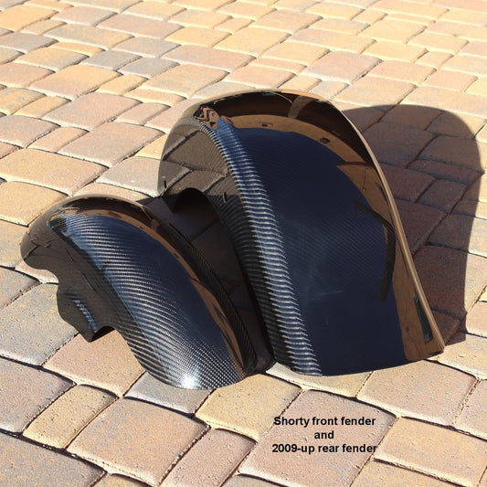 Bundle Saver: Carbon Fiber front & rear fender for Harley touring models!