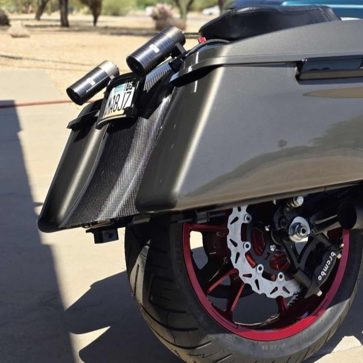 NEW!!! Carbon Fiber rear fender for 2009-up Harley touring models!