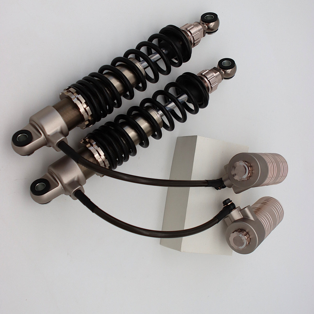 GeezerEngineering Nitrogen Shocks with offset Reservoirs touring, HEAVY DUTY II