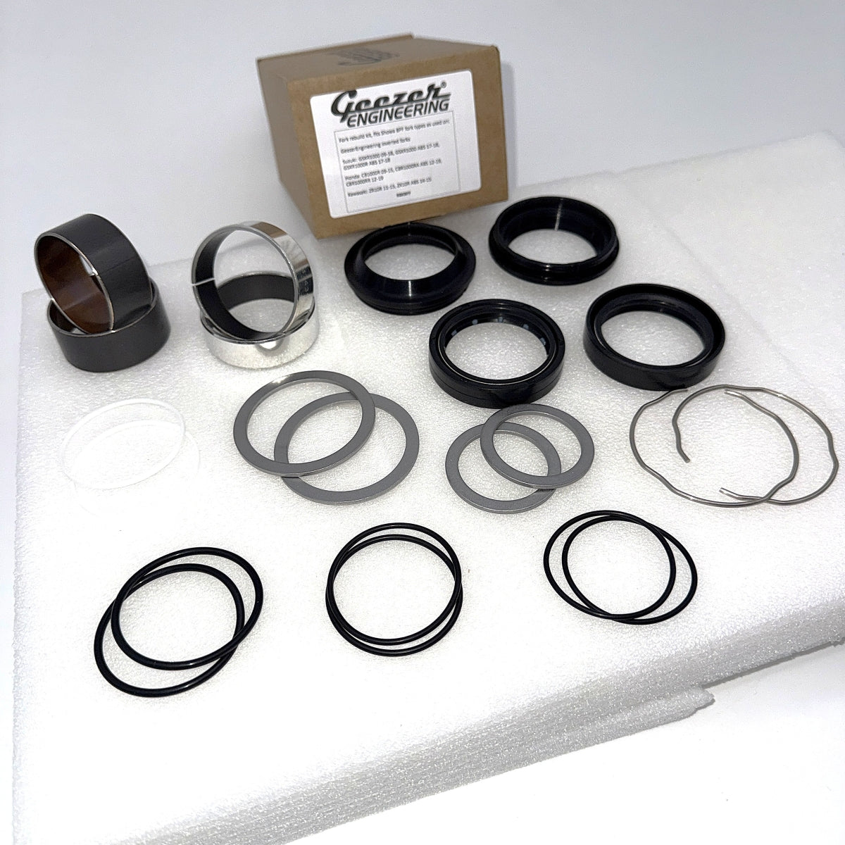 Showa BPF Fork Rebuild Kit - complete with seals, bushings, o-rings and washers