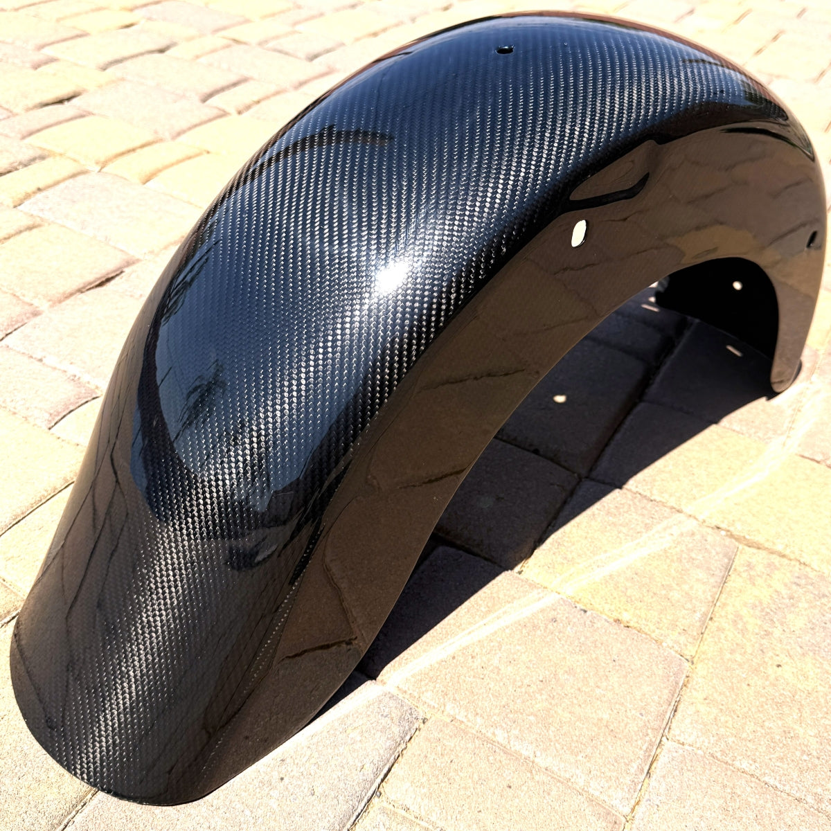Wide Carbon Fiber Fender for 2008 & earlier Harley Touring Models