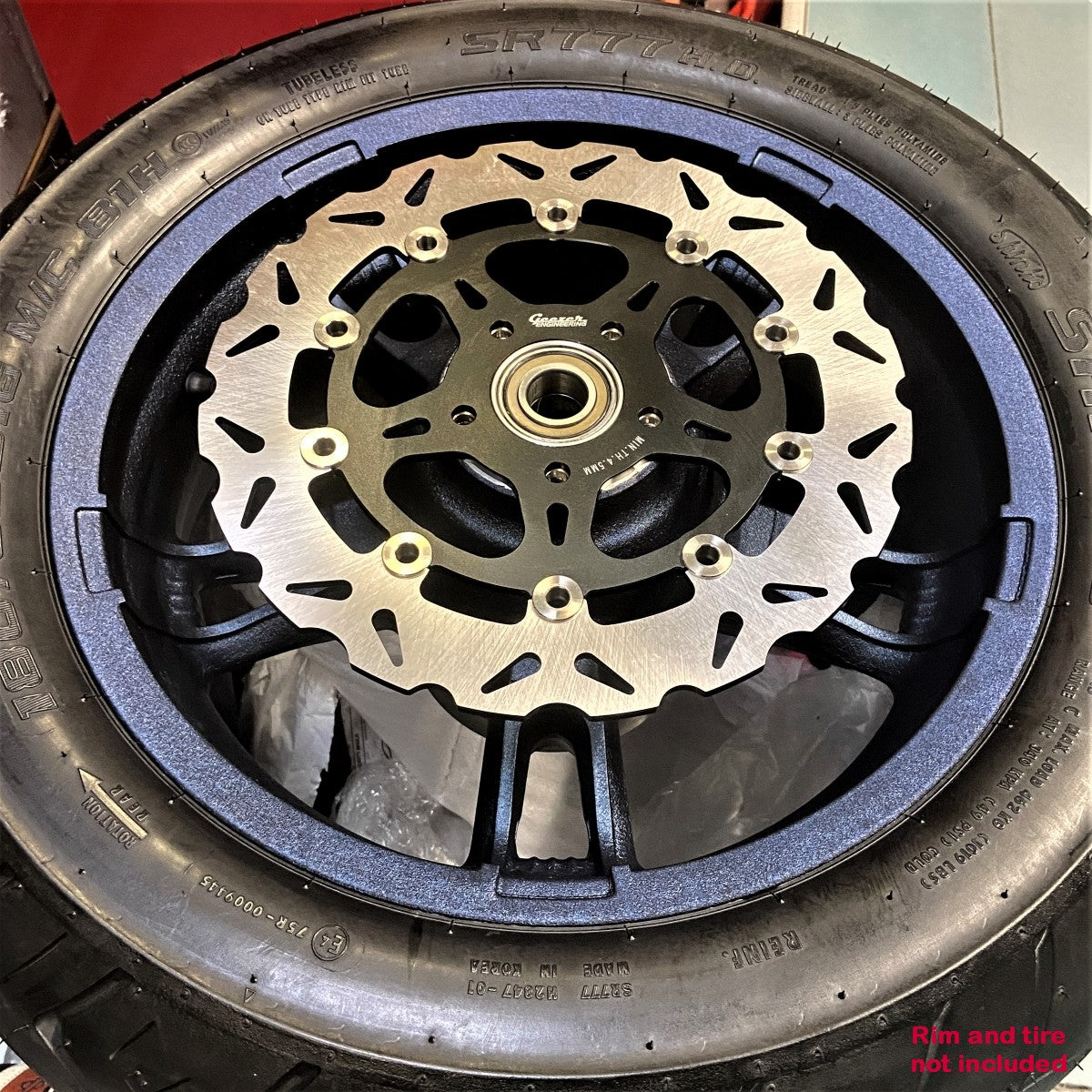 GeezerEngineering Brake Rotor 11.8" - 5-Bolt Hub (rear installed)