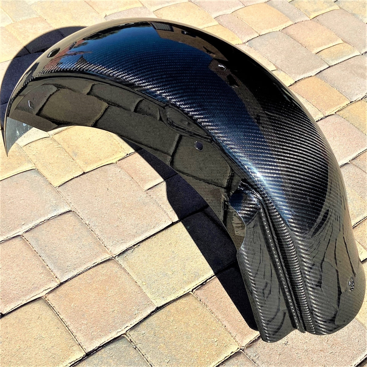 Wide Carbon Fiber Fender for 2008 & earlier Harley Touring Models ***B